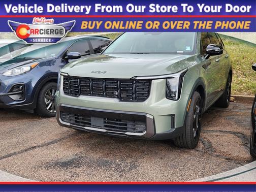 Green 2025 Kia Sorento X-Line EX