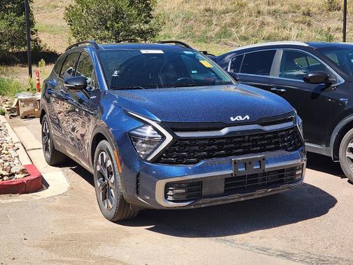Blue 2024 Kia Sportage Plug-In Hybrid X-Line Prestige