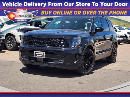 Ebony Black 2025 Kia Telluride SX X-Line