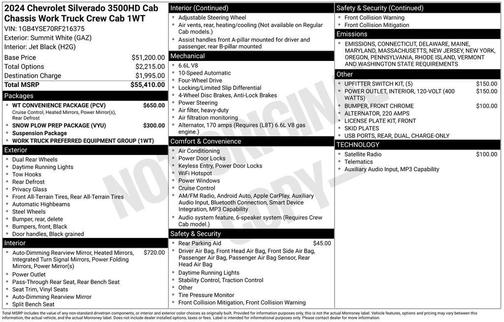 2024 Chevrolet Silverado 3500 WT