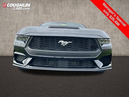 Shadow Black 2024 Ford Mustang EcoBoost Premium