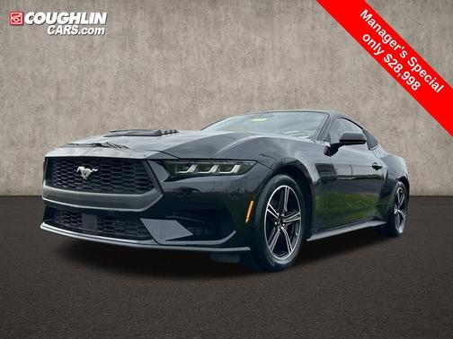 Shadow Black 2024 Ford Mustang EcoBoost Premium
