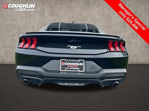 Shadow Black 2024 Ford Mustang EcoBoost Premium