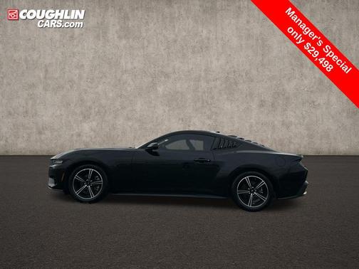 Shadow Black 2024 Ford Mustang EcoBoost Premium