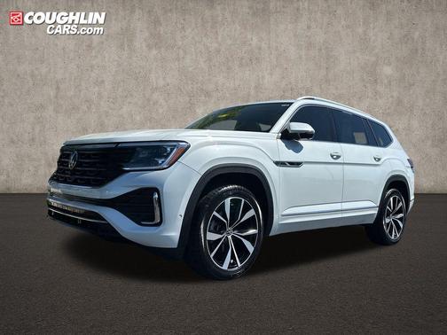 Pure White 2024 Volkswagen Atlas 2.0T SEL Premium R-Line 4MOTION