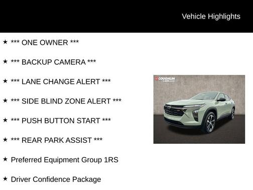 2024 Chevrolet Trax FWD 1RS