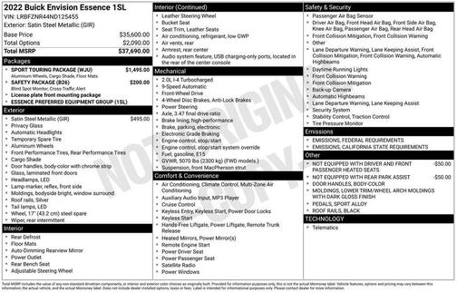 2022 Buick Envision FWD Essence