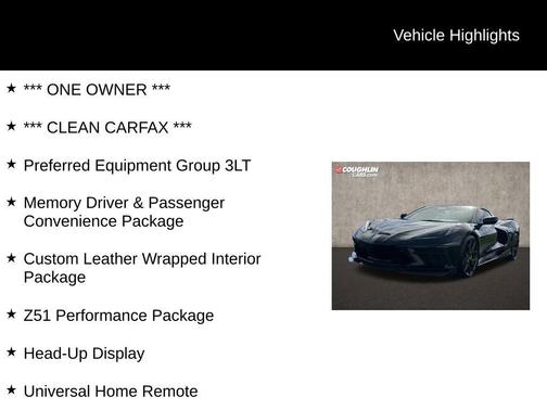 2023 Chevrolet Corvette Stingray w/3LT
