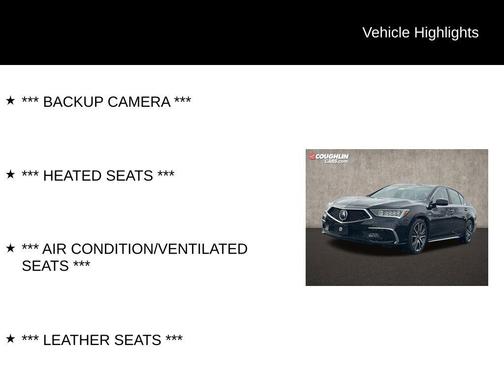2018 Acura RLX Sport Hybrid Advance Package