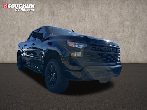 Black 2026 Chevrolet Silverado 1500 Custom Trail Boss