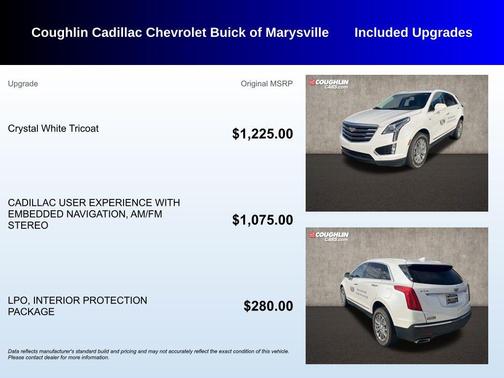 Crystal White Tricoat 2019 Cadillac XT5 Luxury