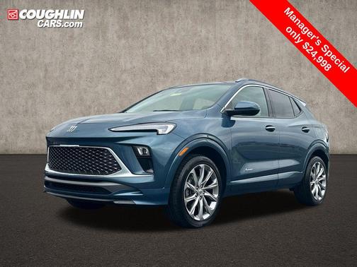 Ocean Blue Metallic 2024 Buick Encore GX Avenir