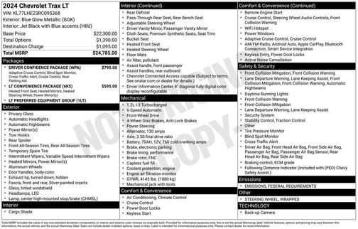 2024 Chevrolet Trax LT