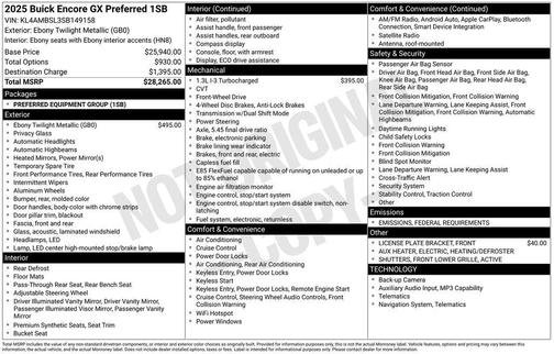 2025 Buick Encore GX Preferred