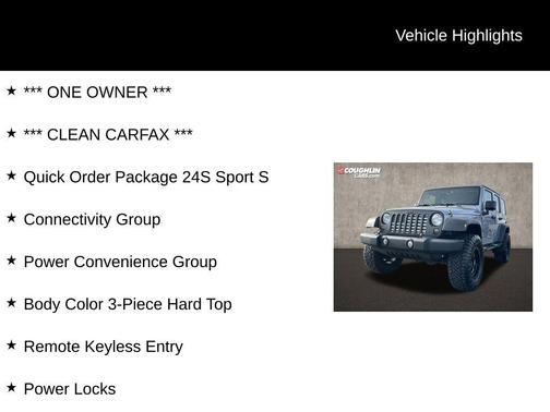 2018 Jeep Wrangler JK Unlimited Sport