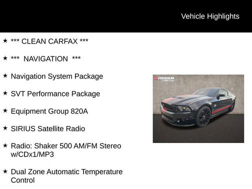 2012 Ford Shelby GT500 Base