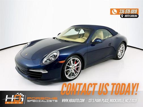 Dark Blue Metallic 2014 Porsche 911 Carrera S