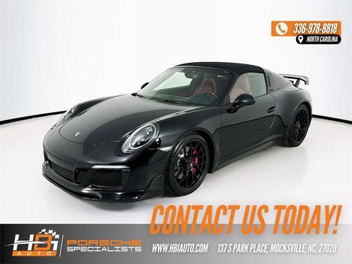 Black 2018 Porsche 911 Targa 4 GTS