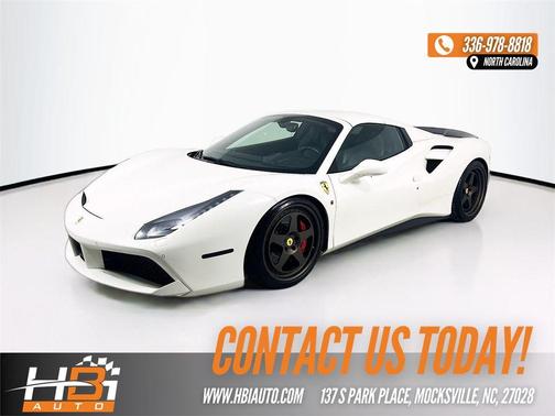 Bianco Avus 2018 Ferrari 488 Spider Base
