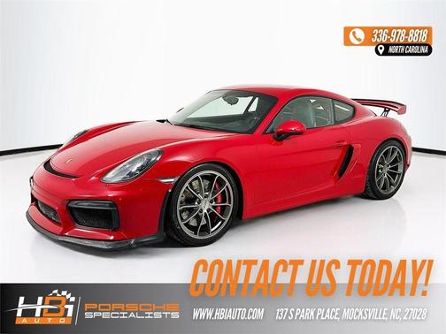 Carmine Red 2016 Porsche Cayman GT4