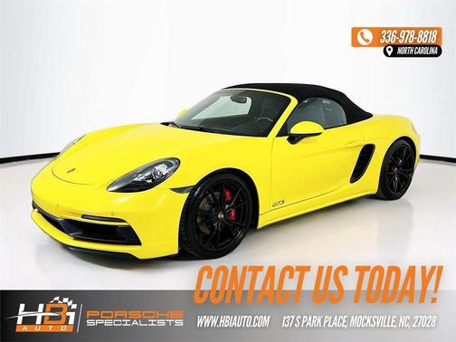 Racing Yellow 2019 Porsche 718 Boxster GTS