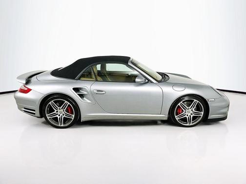 GT Silver Metallic 2008 Porsche 911 Turbo Cabriolet