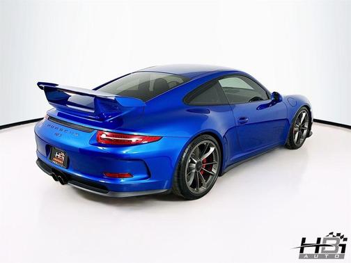 Sapphire Blue Metallic 2015 Porsche 911 GT3