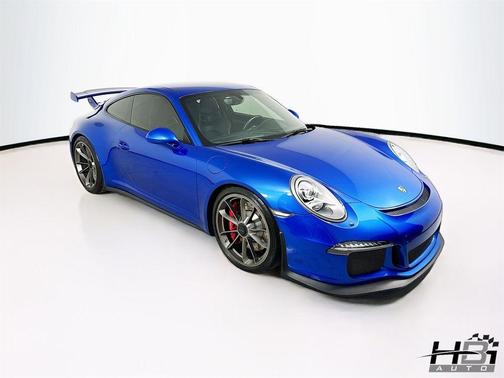 Sapphire Blue Metallic 2015 Porsche 911 GT3