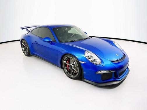 Sapphire Blue Metallic 2015 Porsche 911 GT3
