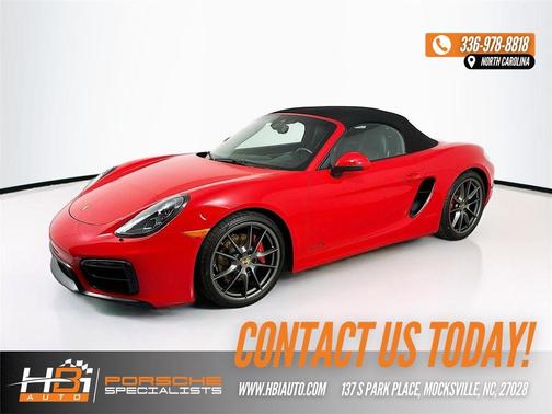 Red 2015 Porsche Boxster GTS