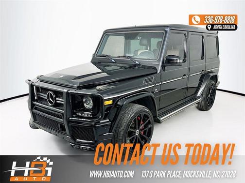 Black 2016 Mercedes-Benz AMG G AMG G 63 4MATIC