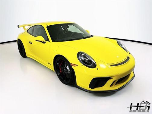 Racing Yellow 2018 Porsche 911 GT3