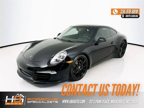 Black 2014 Porsche 911 Carrera