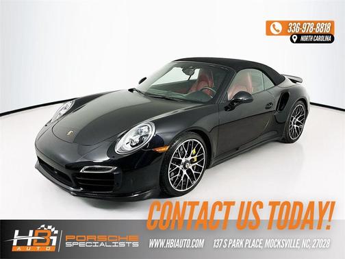 Basalt Black Metallic 2014 Porsche 911 Turbo S