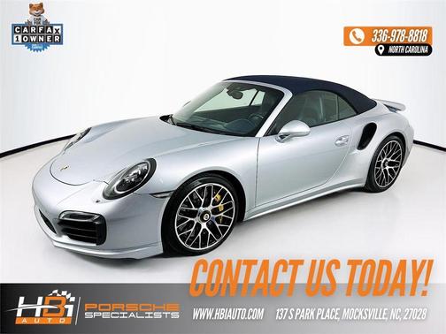 Silver 2015 Porsche 911 Turbo S