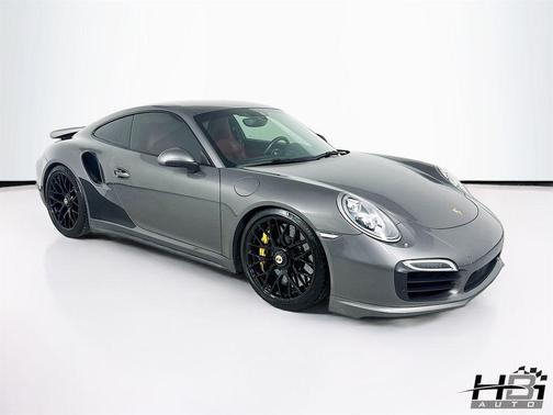 Agate Gray Metallic 2014 Porsche 911 Turbo S
