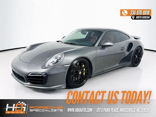 Agate Gray Metallic 2014 Porsche 911 Turbo S