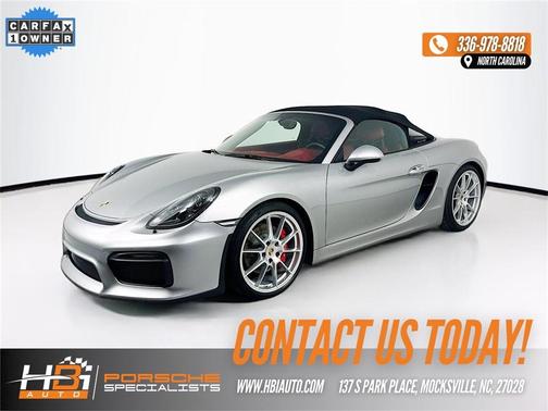2016 Porsche Boxster Spyder