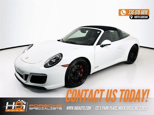 Carrara White Metallic 2019 Porsche 911 Targa 4 GTS