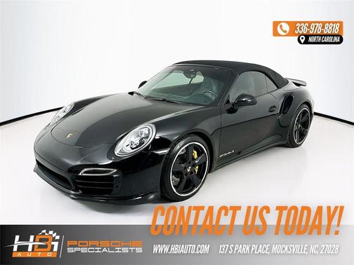 Black 2014 Porsche 911 Turbo S