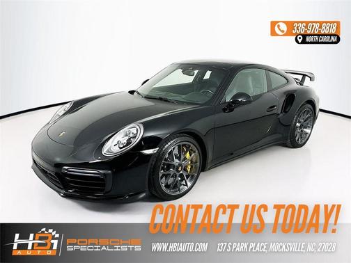 Black 2018 Porsche 911 Turbo S
