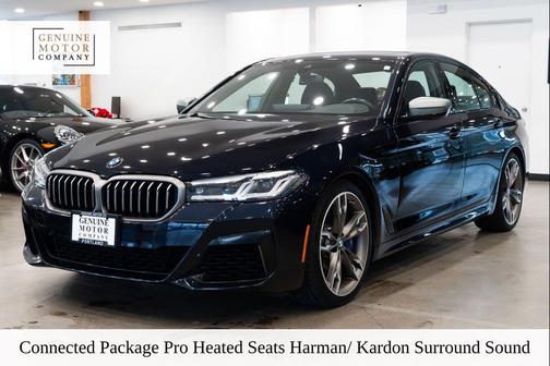 Carbon Black Metallic 2022 BMW M550 i Xdrive