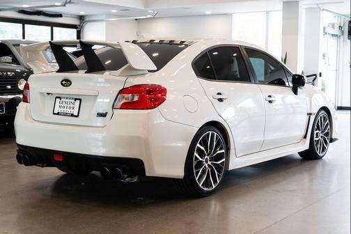 Crystal White Pearl 2020 Subaru WRX STI Limited w/Wing