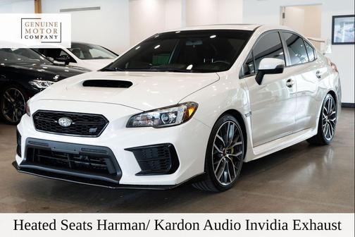Crystal White Pearl 2020 Subaru WRX STI Limited w/Wing