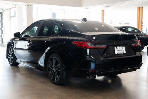 Midnight Black Metallic 2025 Toyota Camry XSE