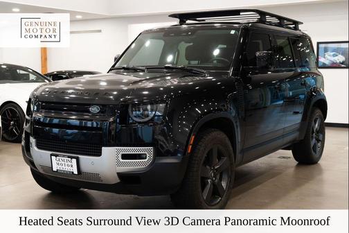 Santorini Black Metallic 2020 Land Rover Defender 110 HSE