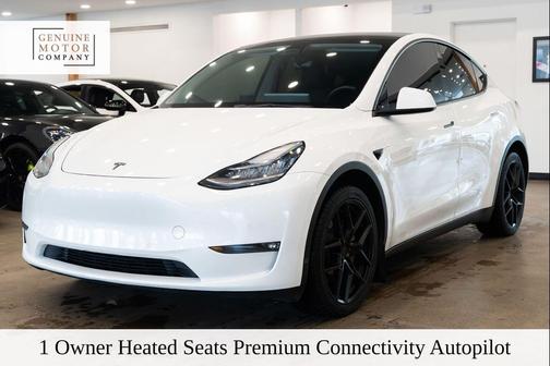 Pearl White Multi-Coat 2021 Tesla Model Y Long Range Dual Motor All-Wheel Drive