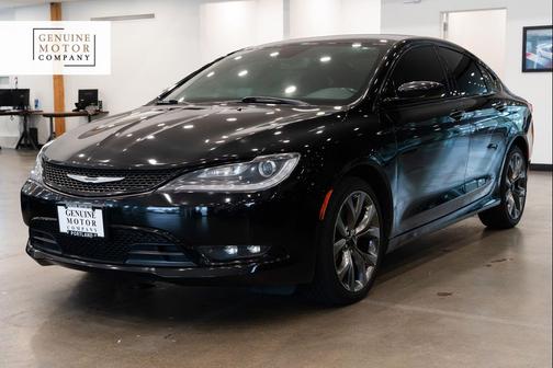 Black Clearcoat 2015 Chrysler 200 S