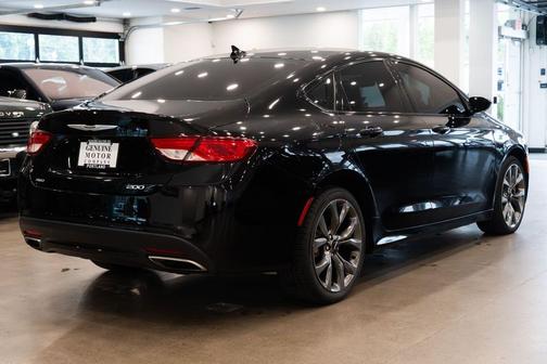 Black Clearcoat 2015 Chrysler 200 S
