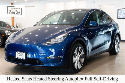 Deep Blue Metallic 2021 Tesla Model Y Long Range Dual Motor All-Wheel Drive